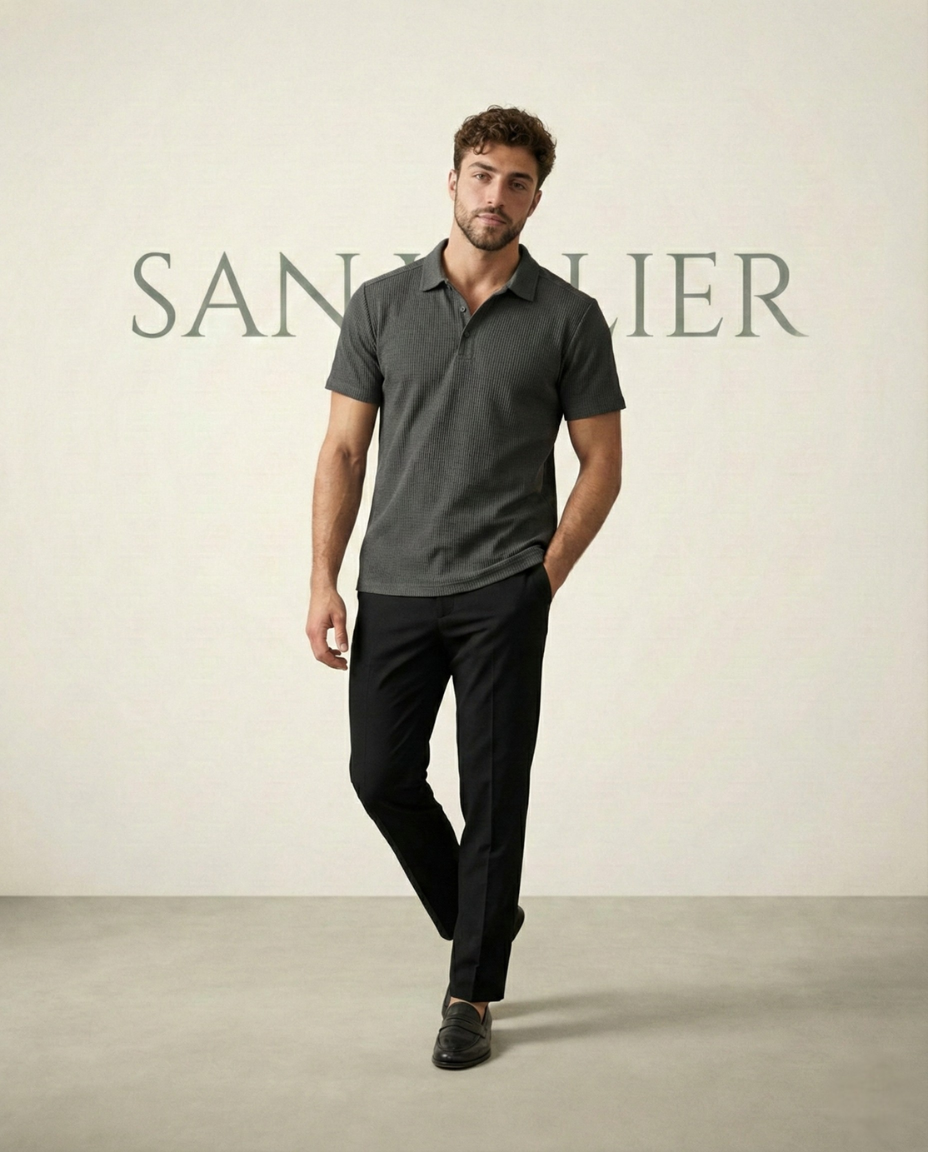 Men’s Old Money Polo - Arrevier (Anti-Wrinkle)
