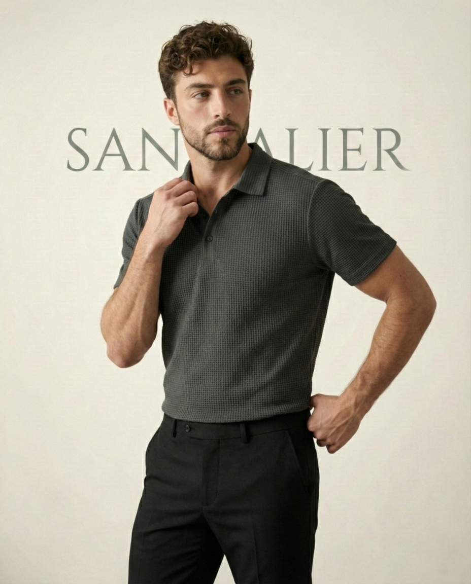 Men’s Old Money Polo - Arrevier (Anti-Wrinkle)