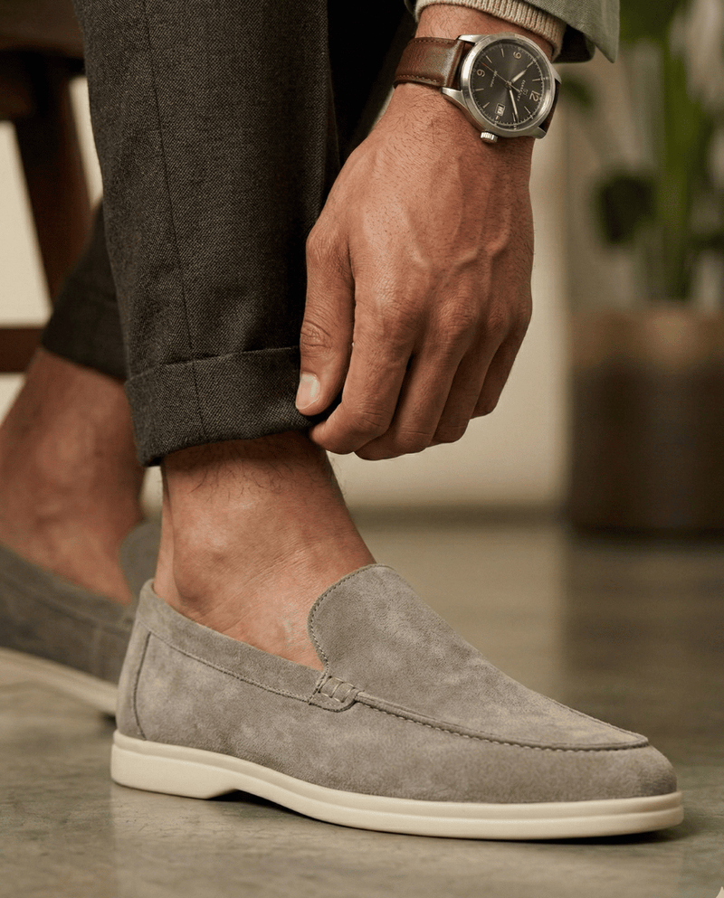 Riviera Suede Loafer Classic Form