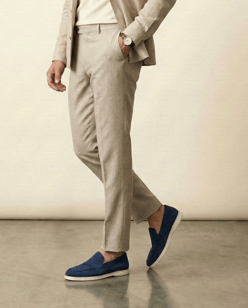 Riviera Suede Loafer Classic Form