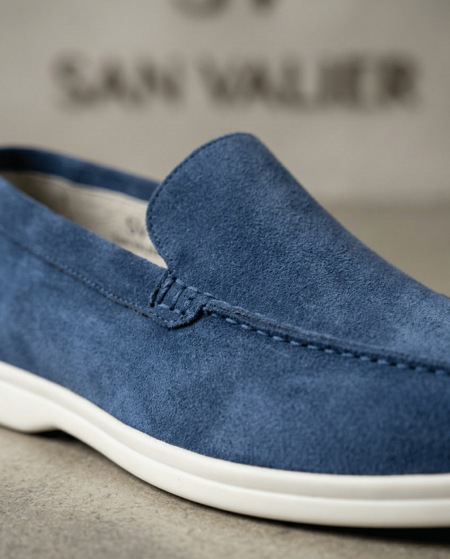 Riviera Suede Loafer Classic Form