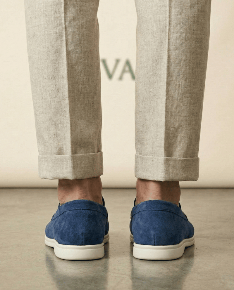 Riviera Suede Loafer Classic Form