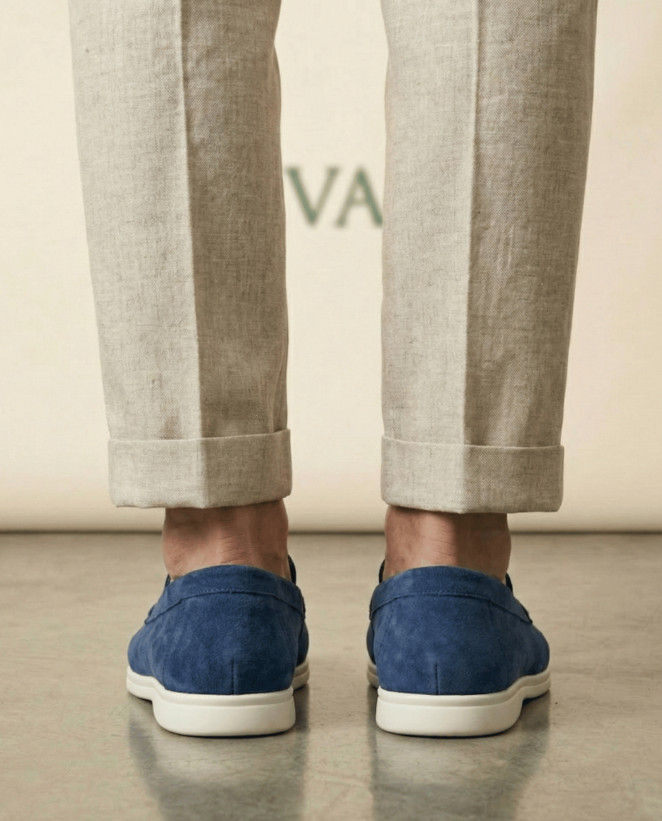 Riviera Suede Loafer Classic Form