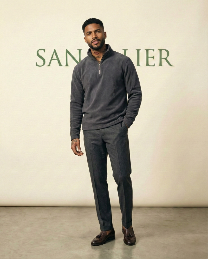 Quarter-Zip Sweater Refined Comfort