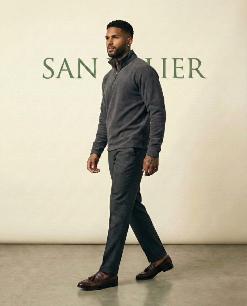 Quarter-Zip Sweater Refined Comfort