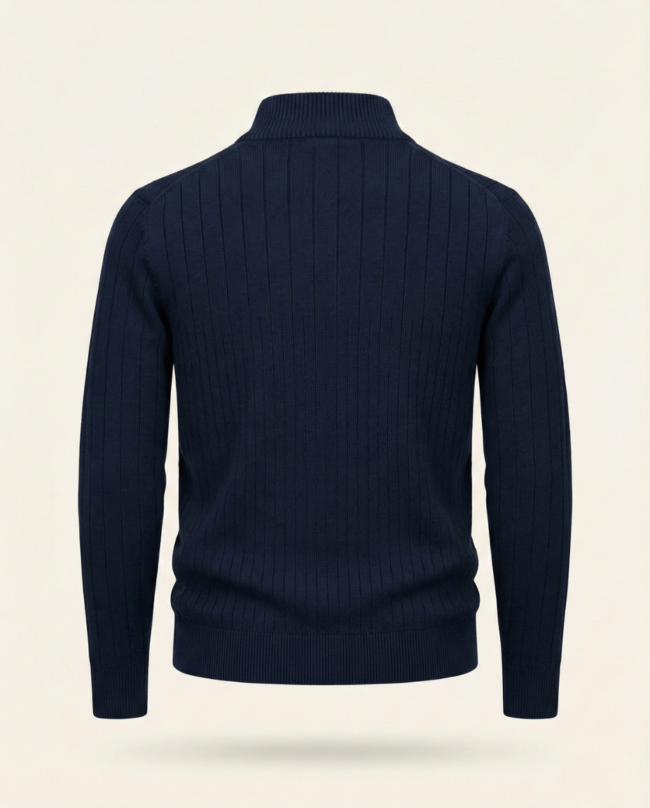 Quarter-Zip Sweater Ribbed Heritage
