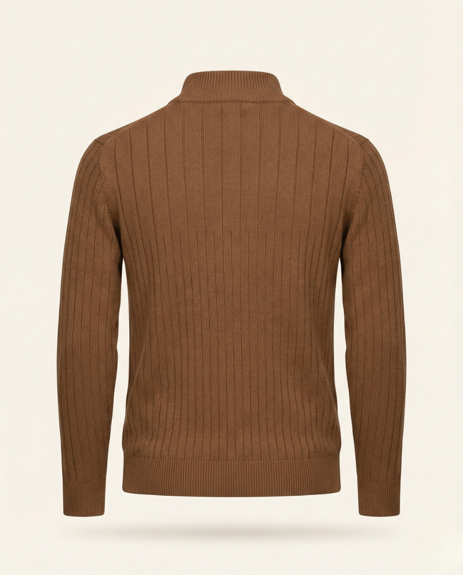 Quarter-Zip Sweater Ribbed Heritage