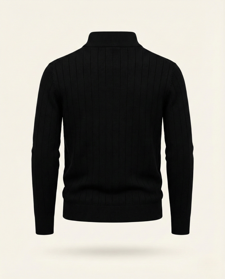 Quarter-Zip Sweater Ribbed Heritage