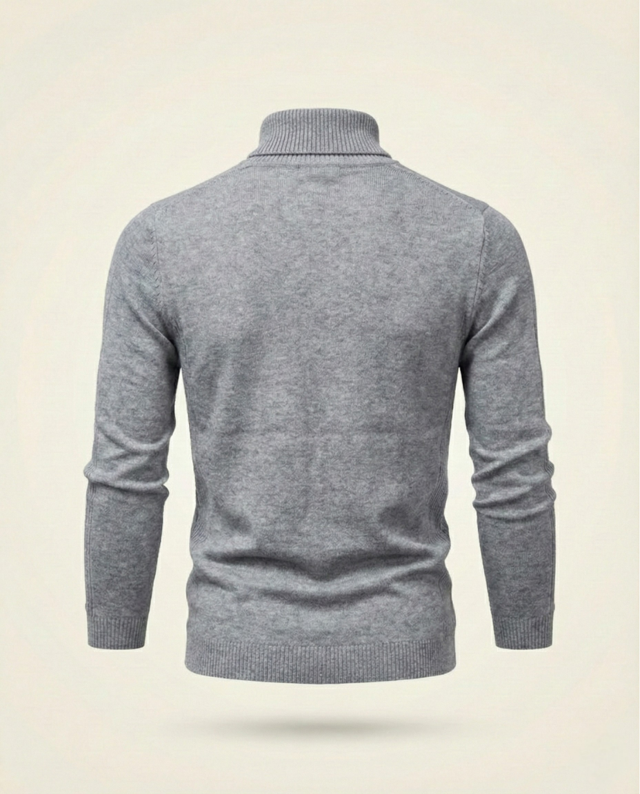 Pullover Sweater Refined Neck