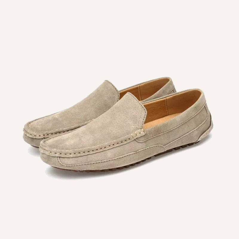 Suede Loafers Ivory Walk