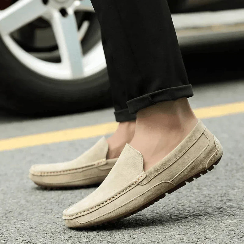 Suede Loafers Ivory Walk