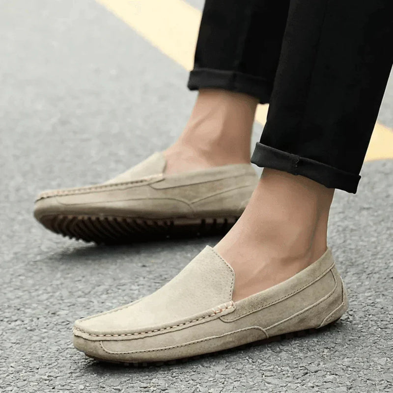 Suede Loafers Ivory Walk