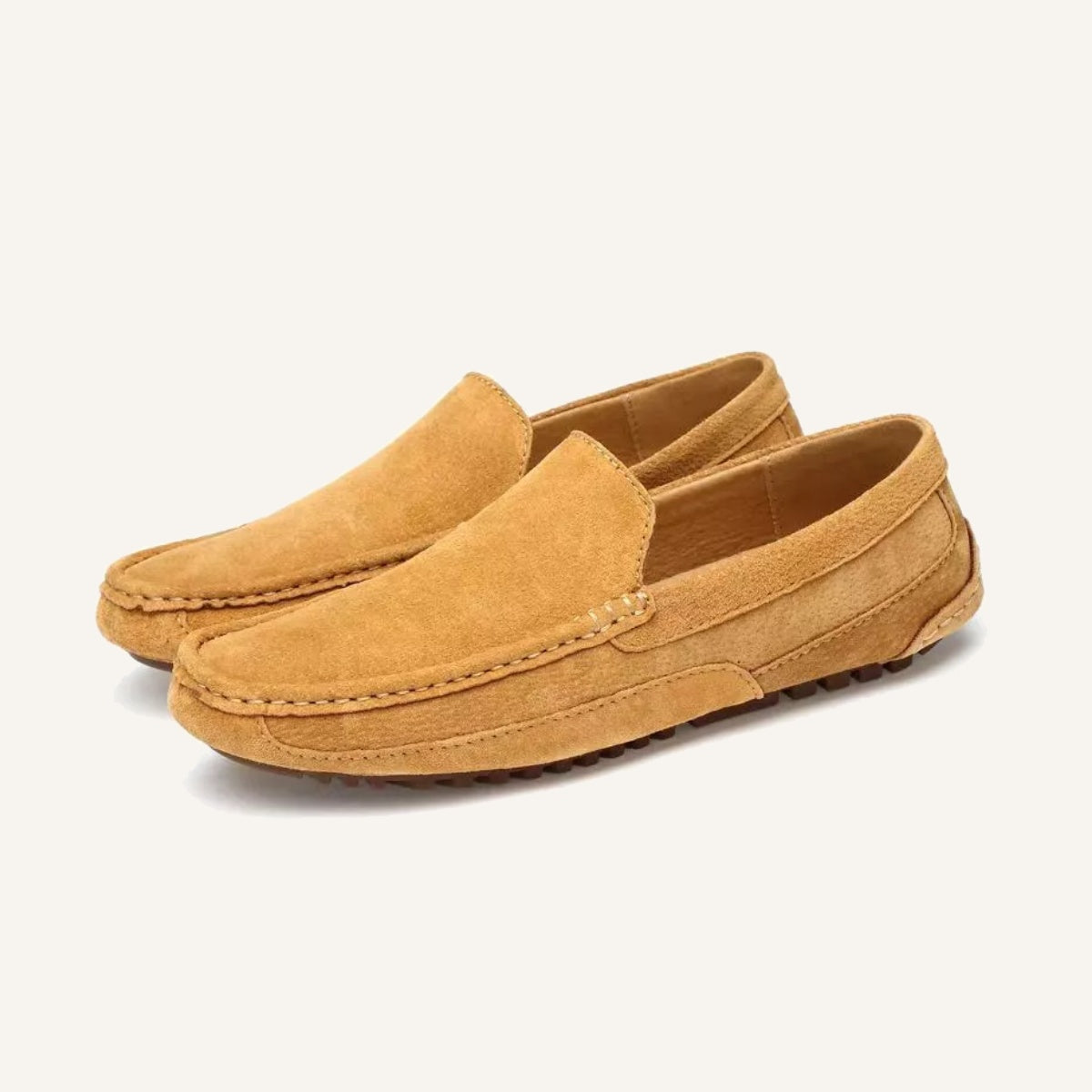 Suede Loafers Ivory Walk