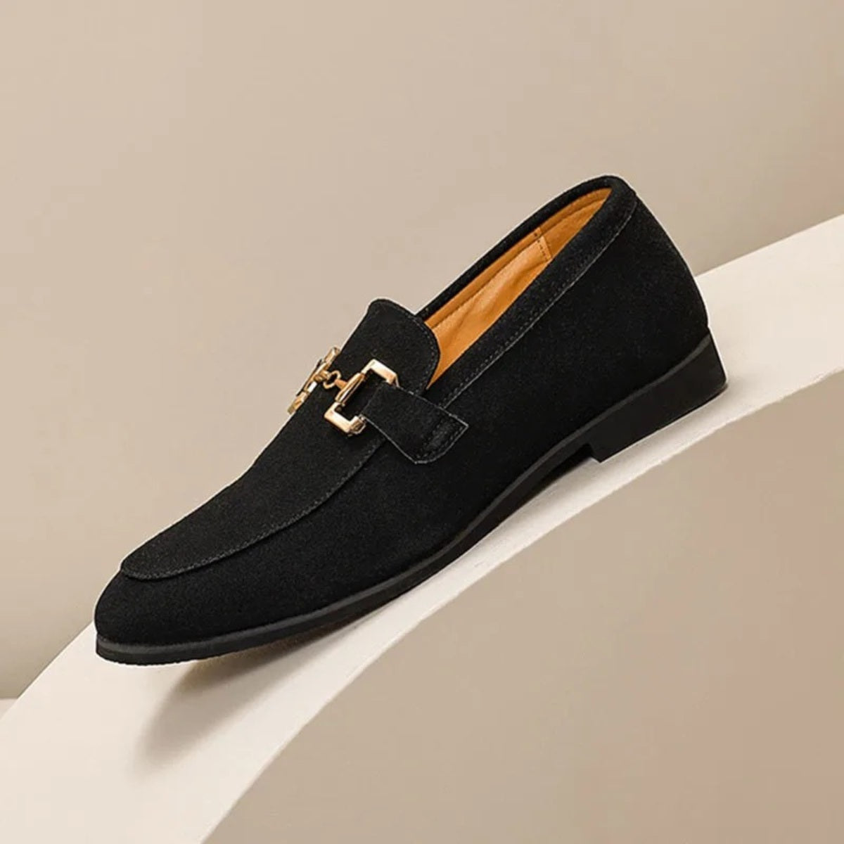 Minimal Suede Loafer Carvell Line