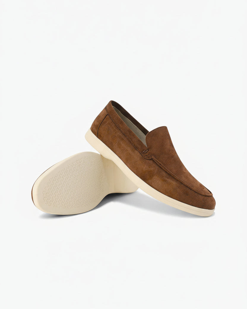 Riviera Suede Loafer Classic Form
