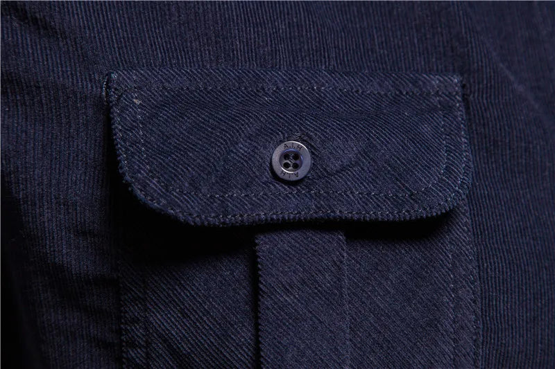 Battistilo Veloso Men's Cotton Corduroy Shirt – Casual Essential
