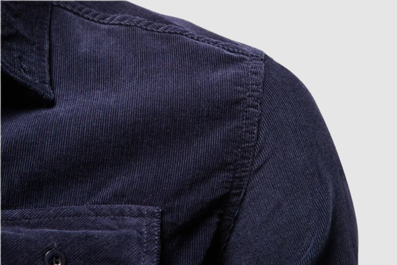 Battistilo Veloso Men's Cotton Corduroy Shirt – Casual Essential