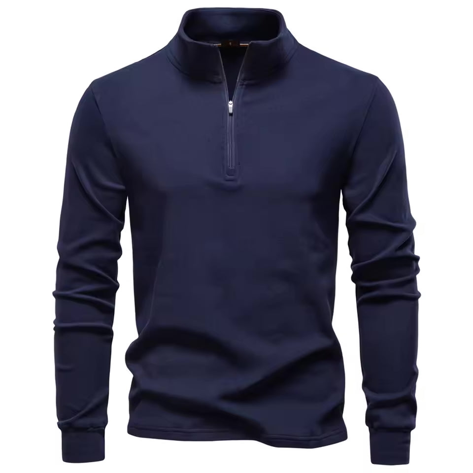 Sereno Men's Quarter-Zip Pullover – Lightweight Sweater