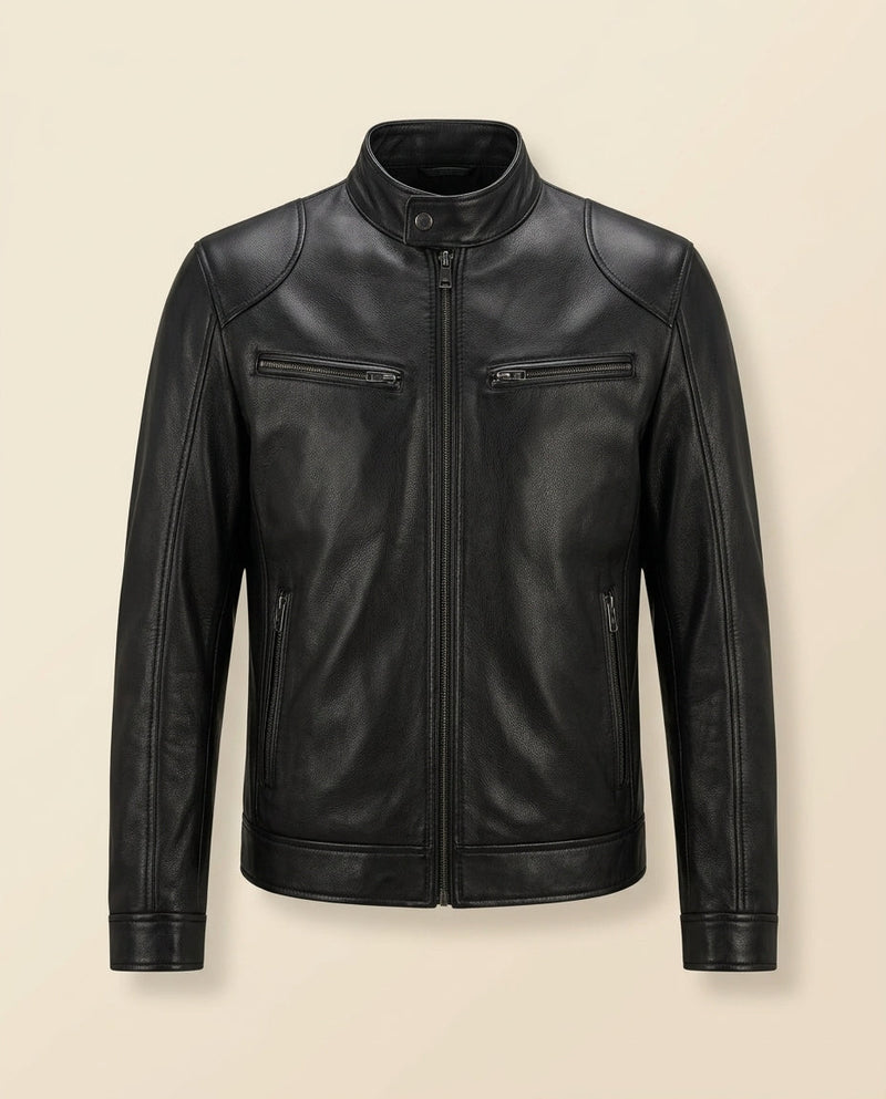 Signature Leather Biker Jacket