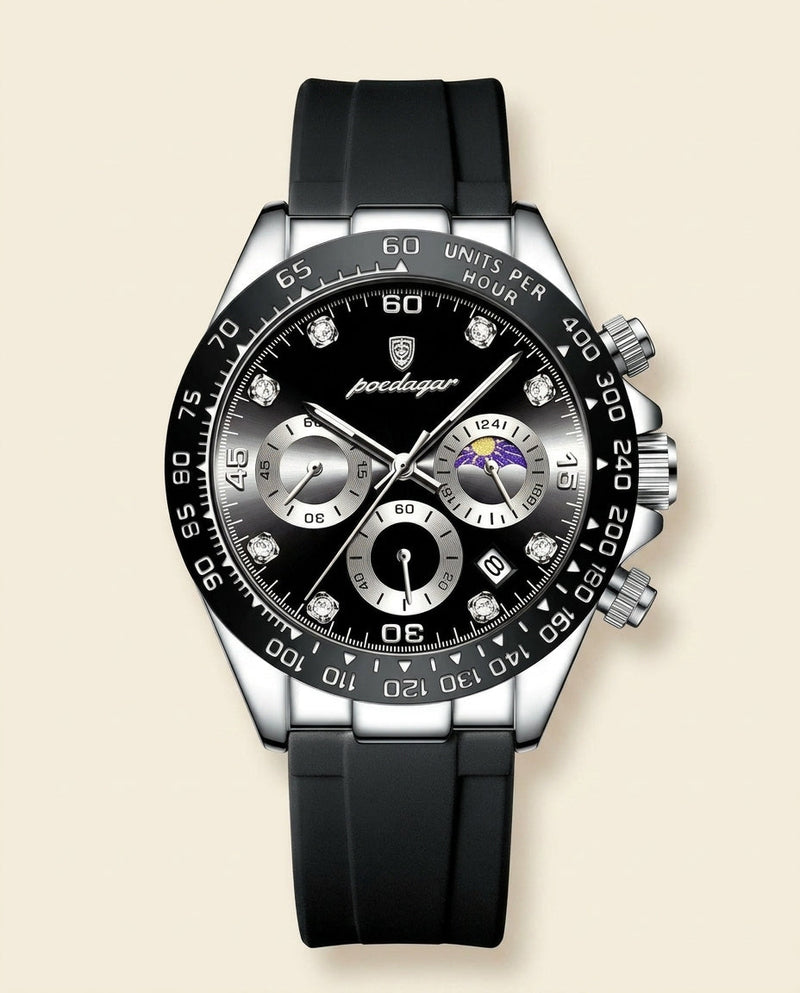 PD Signature Rubber Strap Chronograph
