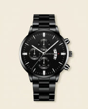 GV Signature Black Chronograph Watch