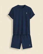 RL Prestige Waffle Tee & Shorts Set
