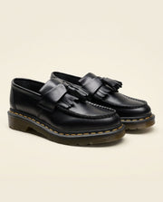 Leather Tassel Loafer Black