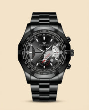 FG Elite Black Chronograph Sport Watch