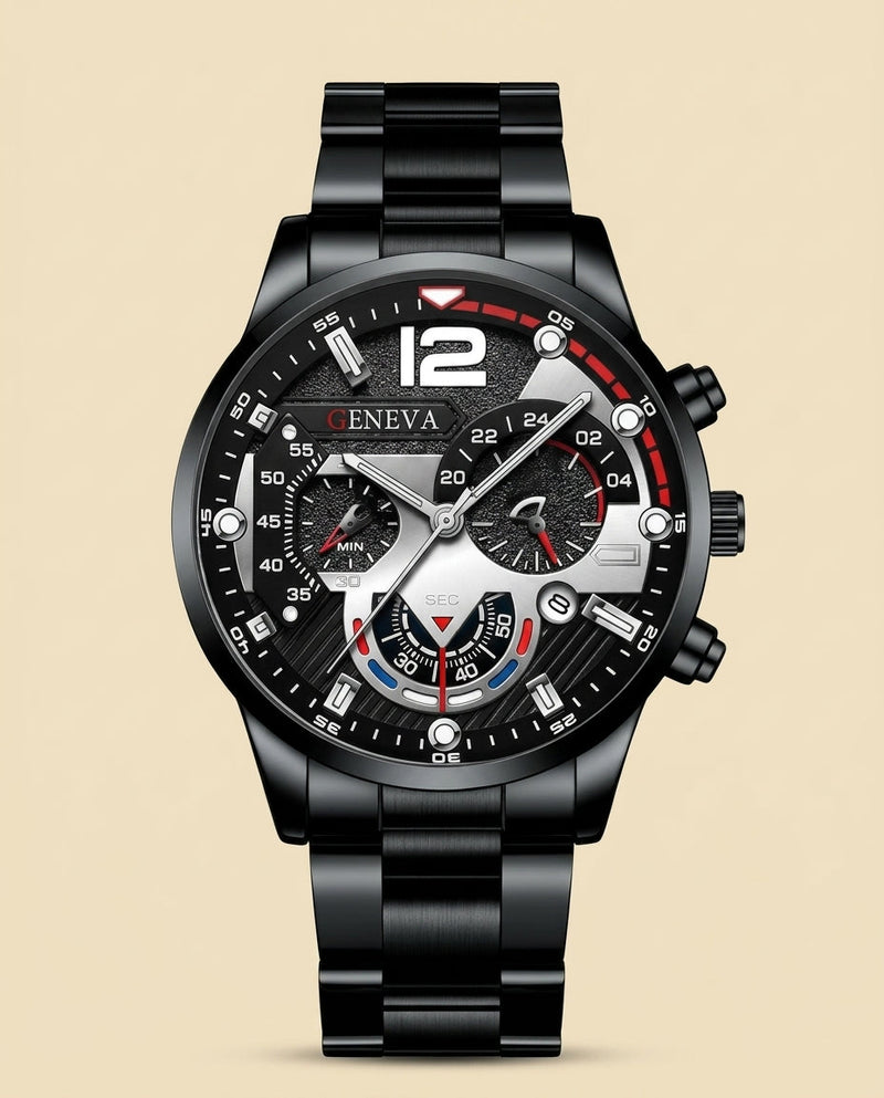 GV Prestige Sport Chronograph Black Red