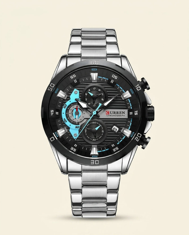 CR Sport Chronograph Blue Detail Watch