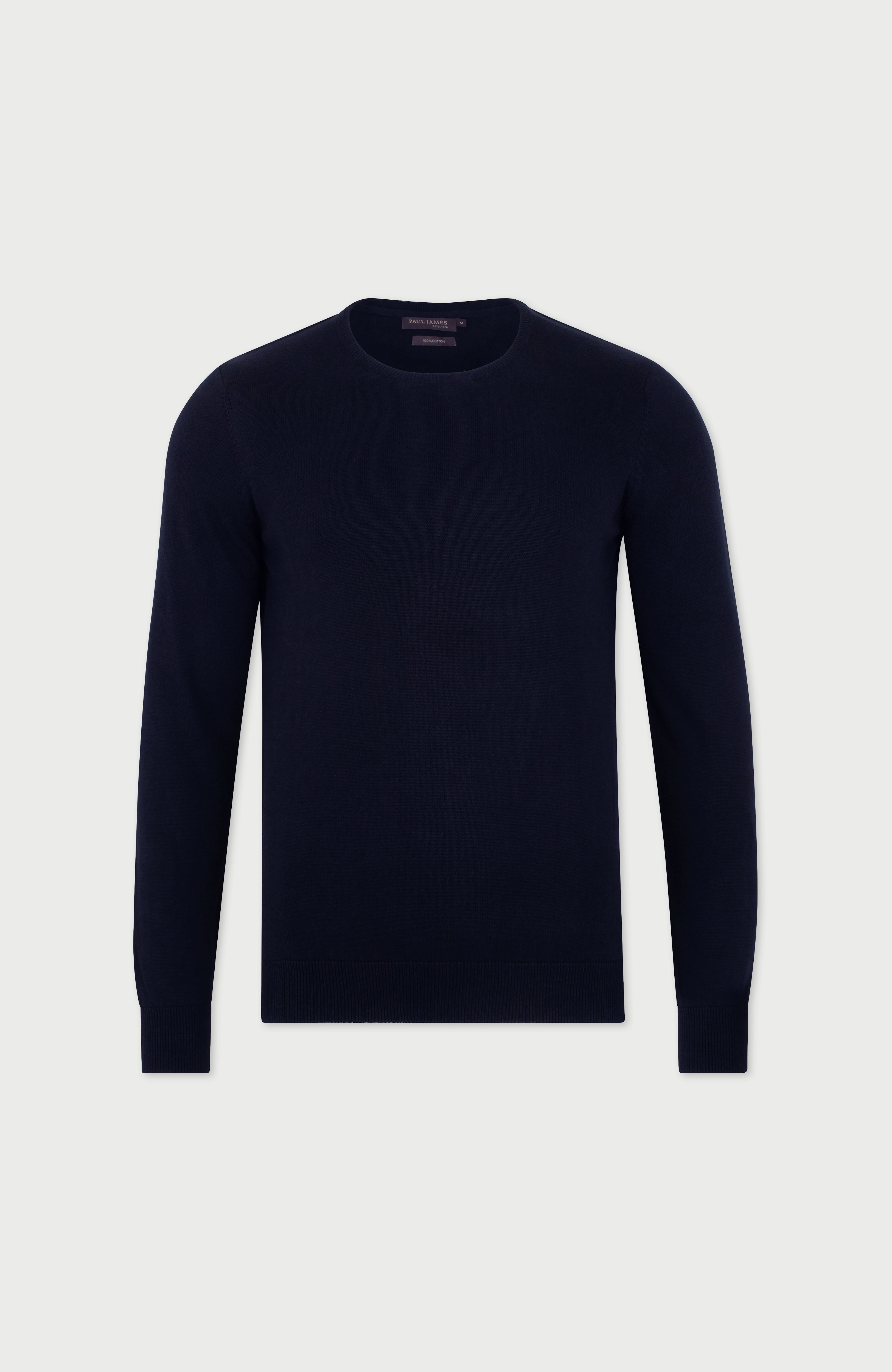 Men's Cotton Crew Neck Jumper