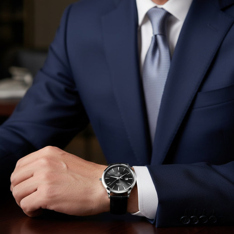 Pablo Raez Genuine Leather Watch