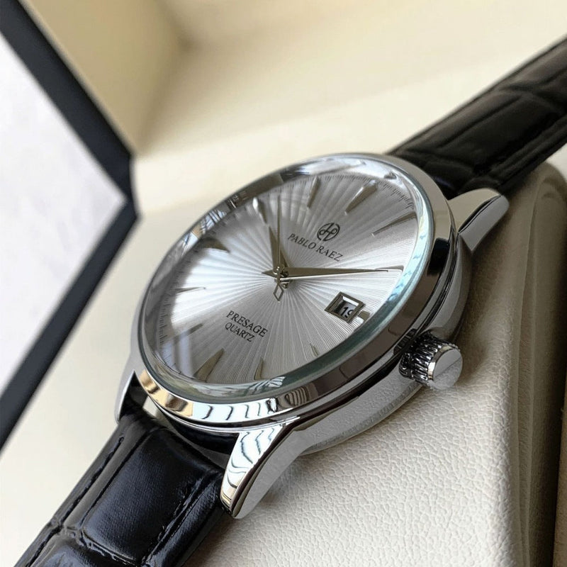 Pablo Raez Genuine Leather Watch