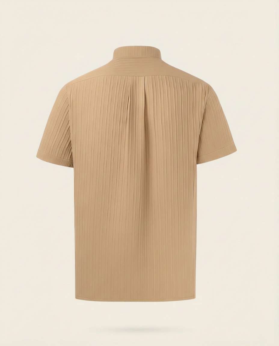 Mandarin Collar Shirt Soft Structure