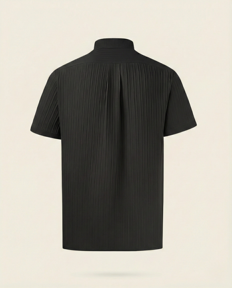 Mandarin Collar Shirt Soft Structure