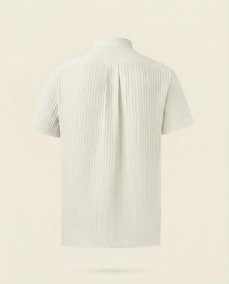 Mandarin Collar Shirt Soft Structure
