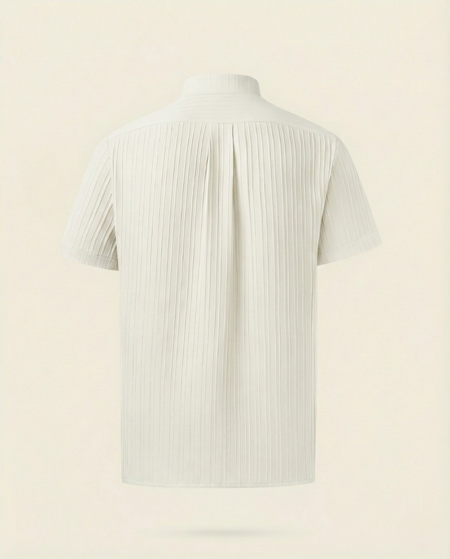 Mandarin Collar Shirt Soft Structure