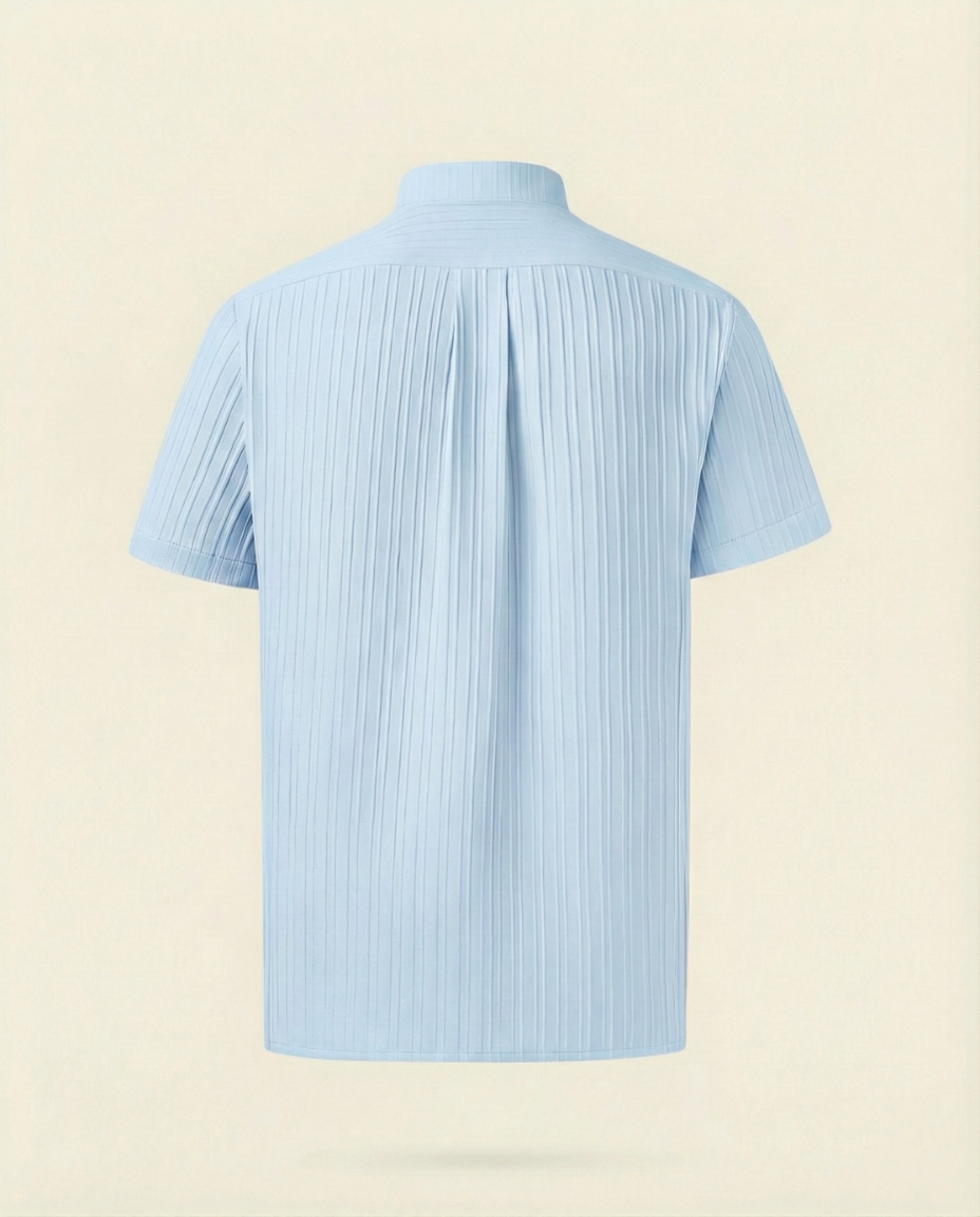 Mandarin Collar Shirt Soft Structure