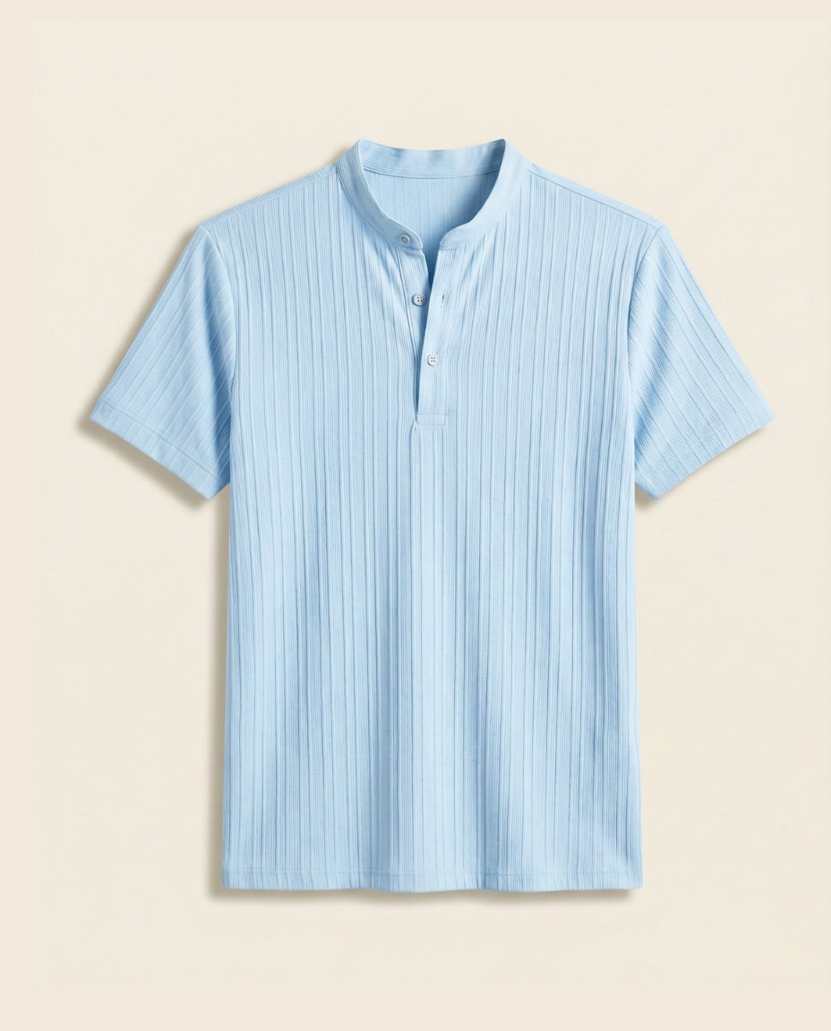 Mandarin Collar Shirt Soft Structure