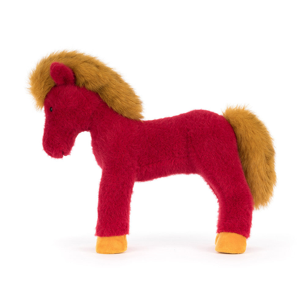 Red flame horse 30cm