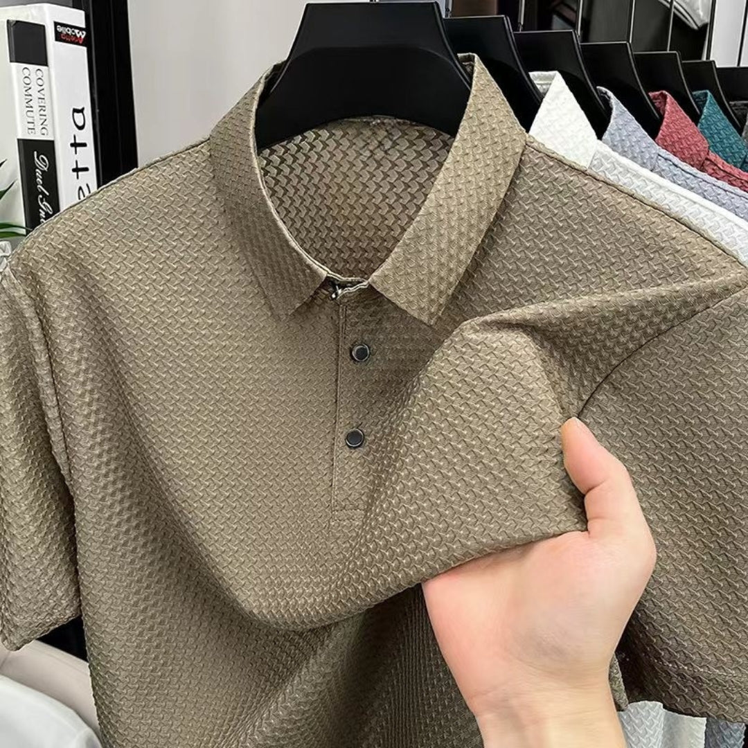 Rialto Men's Polo Shirt – Classic Short Sleeve Slim Fit