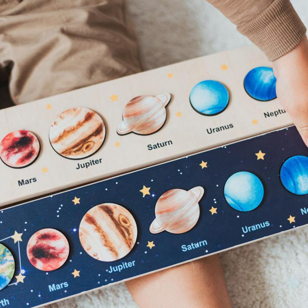 Montessori 3D Wooden Solar System Puzzle