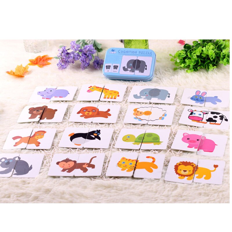 Montessori Baby Kids Cognition Puzzles
