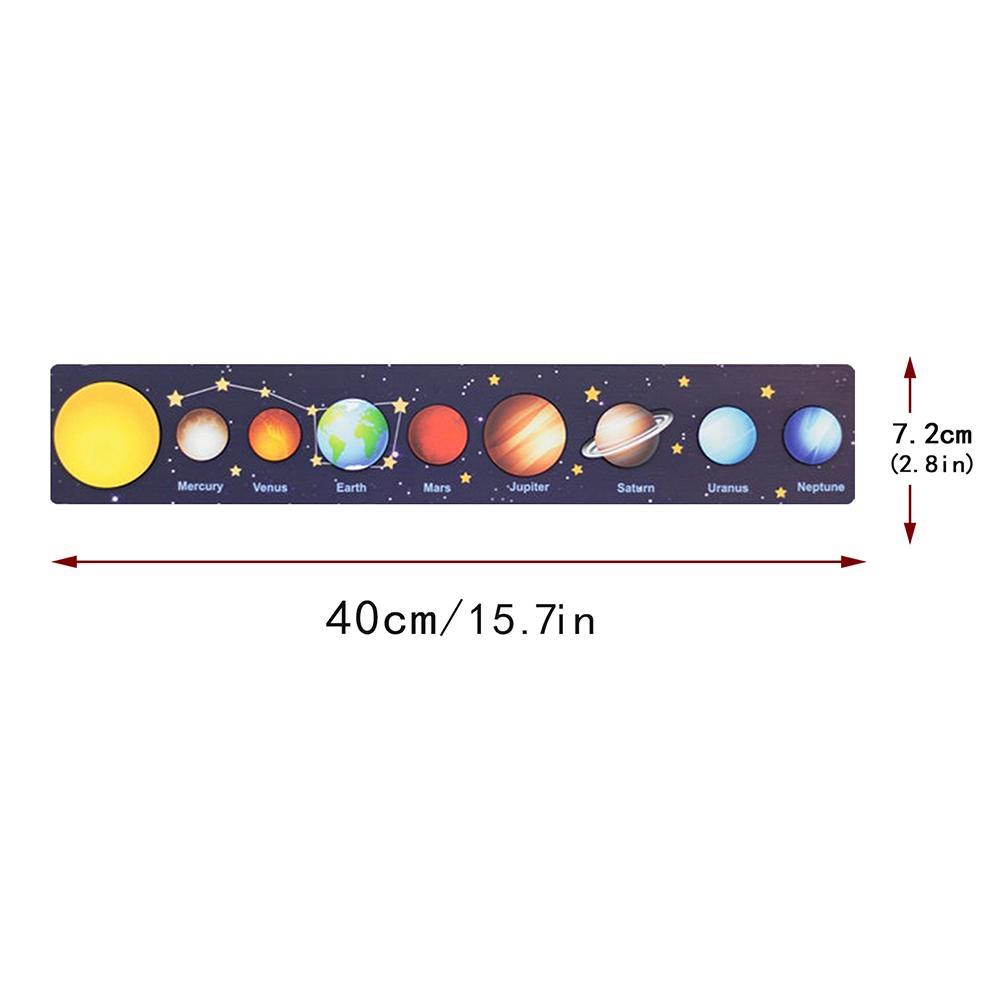 Montessori 3D Wooden Solar System Puzzle