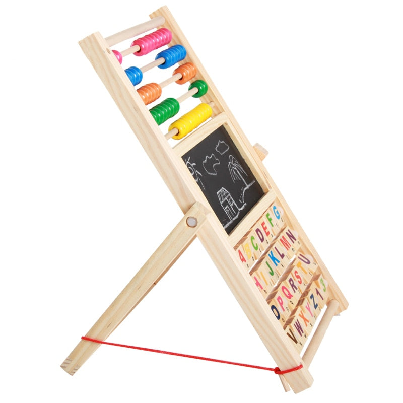 Montessori Multifunction Wooden Abacus Learning Stand