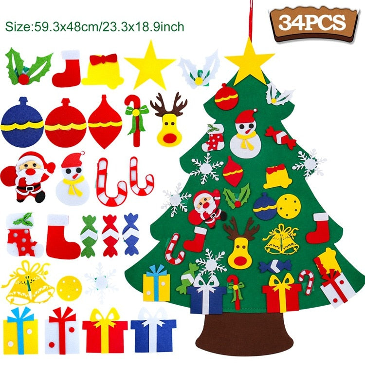 Montessori Felt Christmas Tree