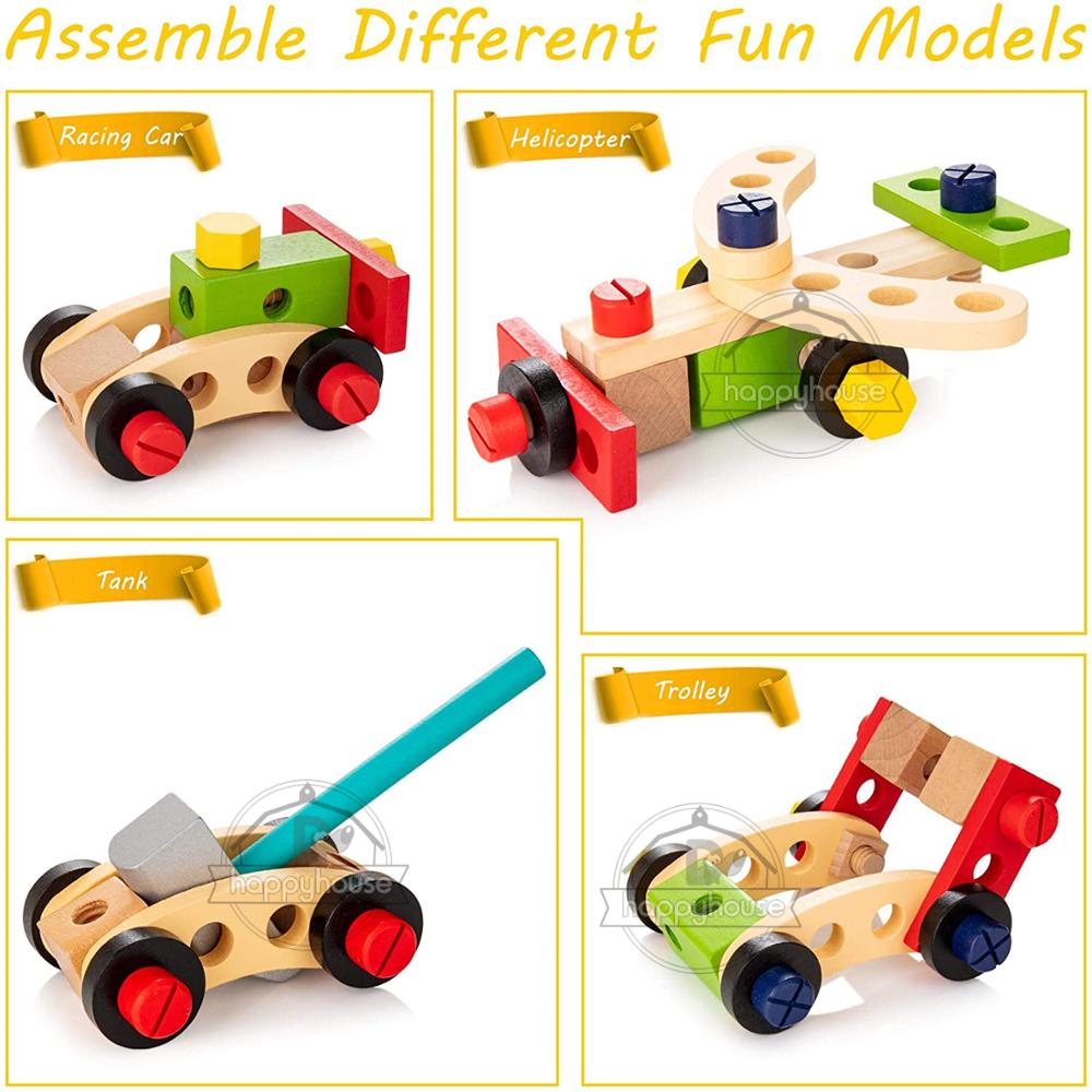 Montessori Wooden Toolbox Pretend Play Set