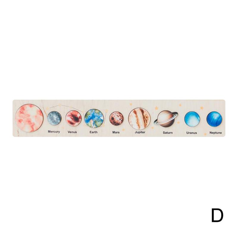 Montessori 3D Wooden Solar System Puzzle