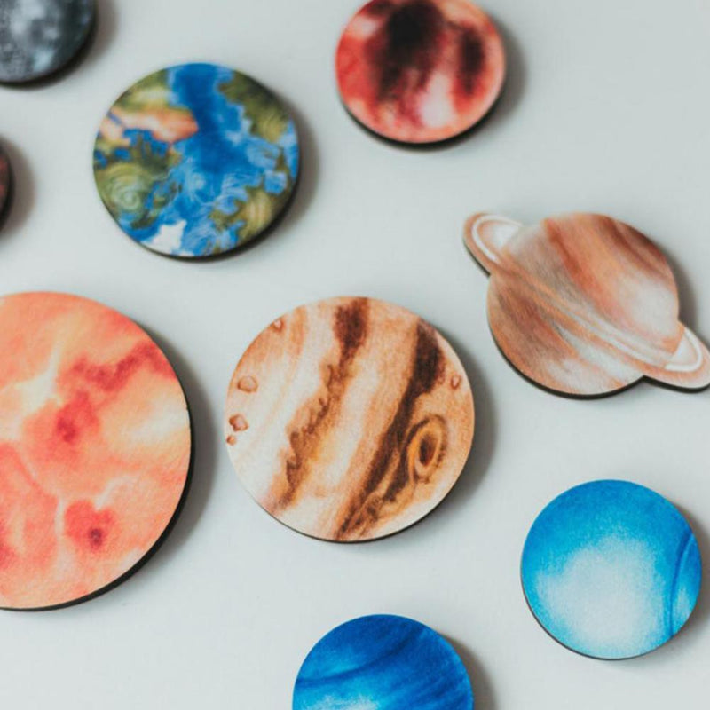 Montessori 3D Wooden Solar System Puzzle