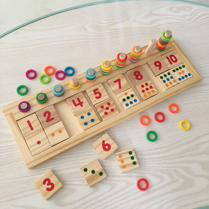 Montessori Educational Board to Learn Numbers